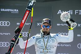  Sci, Dominik Paris vince coppa superG  