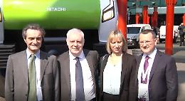 Regione, presentato il modello del nuovo treno Caravaggio
