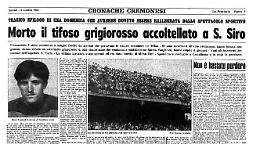 Omaggio a  Fonghessi, 35 anni fa la tragedia a San Siro