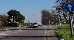 Via Visconti: incrocio  del Marzale chiuso alle auto
