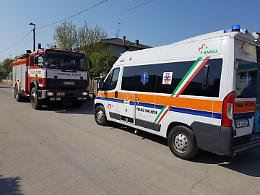 Anziano cade in casa,  soccorso da pompieri e Padana