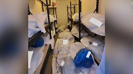 Coronavirus: corpi ammassati in stanze vuote ospedale Detroit