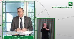 VIDEO, Coronavirus, Gallera: "Il numero dei nuovi ricoverati si è ridotto drasticamente"