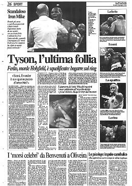 Tyson, l'ultima follia