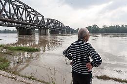 Maltempo, il fiume Po salito di 6 metri in 24 ore