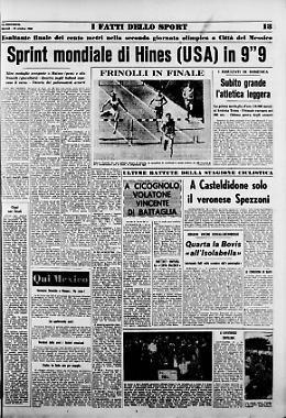 Jim Hines primo uomo jet nella storia