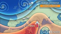 Piogge su parte del Nord, Ottobrata in arrivo al Centro Sud