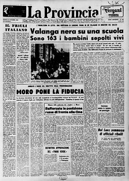 Valanga nera su una scuola
Sono 163 i bambini sepolti vivi