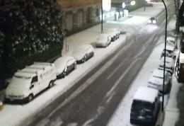 Arrivata la prima nevicata dell'inverno