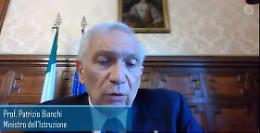 VIDEO Convegno online con il ministro dell'Istruzione Patrizio Bianchi