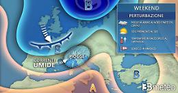 Dal freddo invernale alle piogge autunnali, maltempo nel weekend