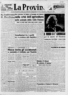Il mondo si è commosso per la morte di Einstein