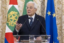 Mattarella "Azione dell'Italia inscindibile da quella dell'Unione Europea"