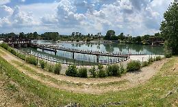 L'assessore regionale Foroni avvia i lavori al ponte sull'Adda