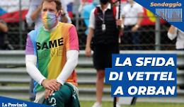 F1, maglia arcobaleno: la sfida al premier Orban. Ha fatto bene Vettel?