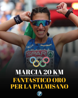 Marcia 20 km, dopo Stano è oro anche per Antonella Palmisano