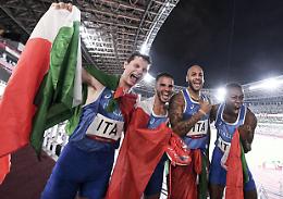 Desalu vince l'oro nella staffetta 4X100