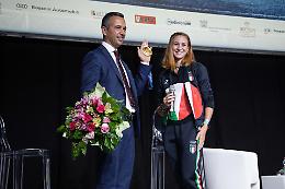 Assemblea degli Industriali, la testimonial è Valentina Rodini, Bonomi: «Credere ai propri sogni»