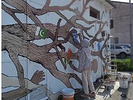 Il murales mangia-smog a San Bernardino