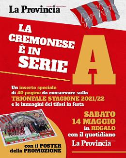 Cremo in Serie A, inserto e un poster in regalo in edicola