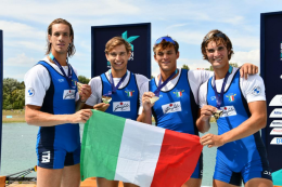 Canottaggio Europei: medaglia d'oro per Giacomo Gentili