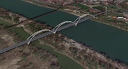 Nuovo ponte sul Po, in lizza diciotto studi