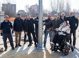 &laquo;Cr2 Sinapsi&raquo;: posato il primo pilone del Centro riabilitativo ricreativo