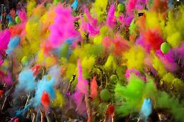 Color Crush: corsa colorata non competitiva