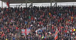 Stadio Olimpico stracolmo, quasi 400 tifosi grigiorossi