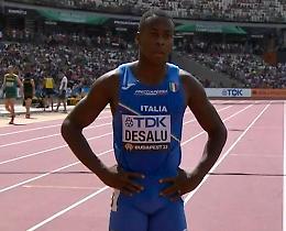 Atletica, Desalu eliminato in batteria nei 200 metri