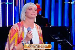 Per Ilaria in televisione il tifo caloroso dei compaesani