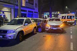 Schianto e paura in via Giuseppina