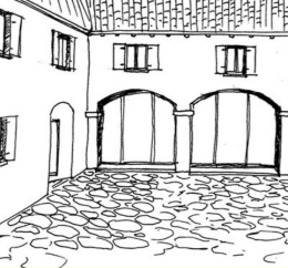 Chiacchiere in cortile: cena condivisa e street art