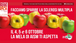 La Mela di Aism festeggia trent'anni
