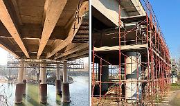 Fase due per il ponte sull’Adda
