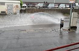 In mattinata le strade come torrenti