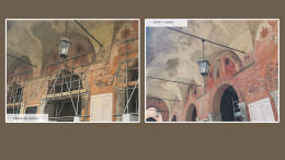 Archi di Palazzo Comunale, entro metà luglio completati i lavori di consolidamento