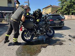 Schianto sulla Statale 45, ferito motociclista cremonese