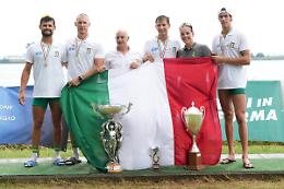 Gentili e Rodini sono campioni italiani. Le Canottieri cremonesi vanno a podio