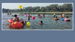 Ferragosto nel Po: il tradizionale tuffo tra sport, festa e identità