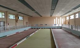 Si riapre il bocciodromo, cantiere agli sgoccioli