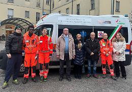 Una nuova ambulanza alla Padana: il dono di Cerati e Manzoni