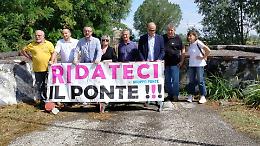 Il ponte chiuso &laquo;uccide le nostre attivit&agrave;&raquo;