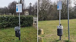 Cestini stradali, pi&ugrave; fototrappole contro gli abbandoni