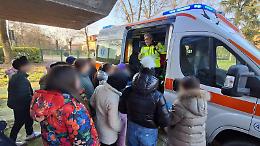 Gli studenti alla lezione 'salvavita'