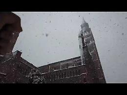 VIDEO Nevicata a Cremona: torna in azione la 'Ferrari spazzaneve'