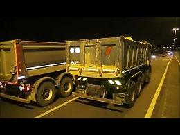 VIDEO I controlli sul sovrappasso di via Bergamo