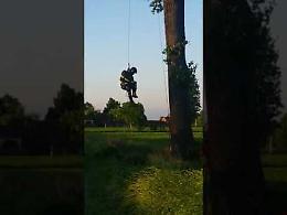 VIDEO Il salvataggio della gatta da sette giorni su un albero