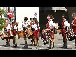 VIDEO Esibizione gruppo storico Sbandieratori e Musici dei Dovara di Isola Dovarese per il 65esimo dell'Avis