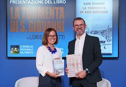 Comunicato Stampa: CRV - Presentato a palazzo Ferro Fini il libro ‘La tormenta di San Giovanni’ di Loris Giuriatti